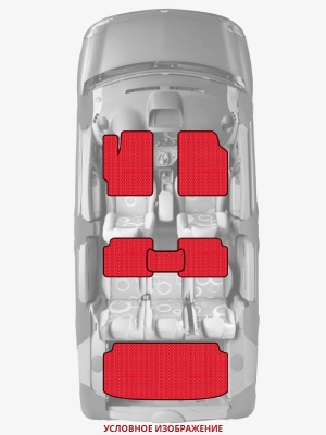 ЭВА коврики «Queen Lux» комплект для Honda Accord (6G)