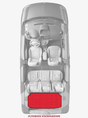ЭВА коврики «Queen Lux» багажник для Volvo S40 I